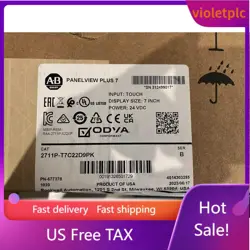 ALLEN BRADLEY PANELVIEW PL 7 BRAND  2711P-T7C22D9PK 2711PT7C22D9PK US FREE TAX .