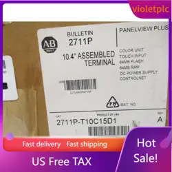 S ALLEN BRADLEY 2711P-T10C15D1 PANELVIEW PLUS TERMINAL    US FREE TAX .