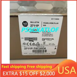 SEALED ALLEN-BRADLEY 2711P-T6C20D8 PANELVIEW PLUS 6 GRAPHIC TERMINAL