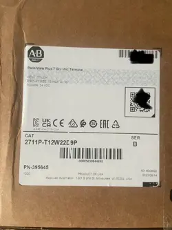 NEW  ALLEN-BRADLEY AB 2711P-T12W22D9P /B PANELVIEW PLUS 7 COLOR TOUCH 12