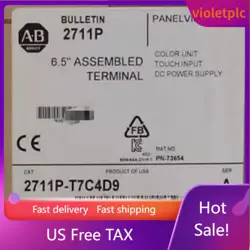 ALLEN BRADLEY 2711P-T7C4D9 700 PANELVIEW SERIES A PLUS W/ MODULE US FREE TAX .