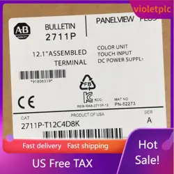SEALED PLC ALLEN BRADLEY 2711P-T12C4D8K 2711PT12C4D8K US FREE TAX .