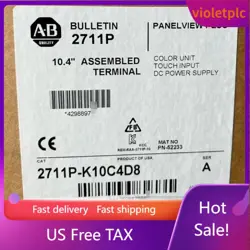 ALLEN BRADLEY 2711P-K10C4D8 PANELVIEW PLUS SEALED 2711P-K10C4D8 US FREE TAX .