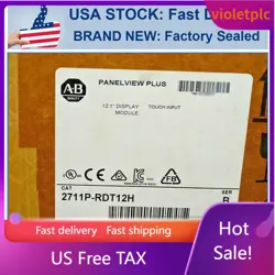 2711P-RDT12H  SEALED ALLEN BRADLEY ONE YEAR WARRANTY US FREE TAX .