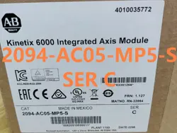 NEW ALLEN-BRADLEY 2094-AC05-MP5-S AB KINETIX 6000 INTEGRATED AXIS MODULE