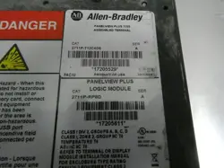 ALLEN BRADLEY 2711P-T12C4D8 PANELVIEW PLUS 1250 COLOR TOUCH DISPLAY MODULE SER A