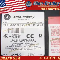 BRAND NEW 2711-T6C5L1X ALLEN-BRADLEY PANELVIEW TERMINAL 2711T6C5L1X FREE SHIP