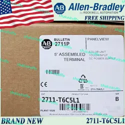 BRAND NEW 2711-T6C5L1 ALLEN-BRADLEY PANELVIEW STANDARD TERMINAL FREE SHIP US AB