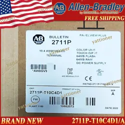 1PC BRAND NEW 2711P-T10C4D1/A ALLEN-BRADLEY PANELVIEW PLUS TERMINAL FREE SHIP AB