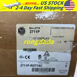 ALLEN BRADLEY 2711P-RDT15C SER C DISPLAY MODULE