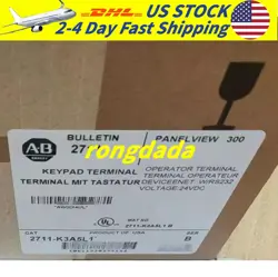 2711-K3A5L1 ALLEN BRADLEY SER B FRN 4.41 PANELVIEW 300 HMI KEYPAD TERMINAL RS232