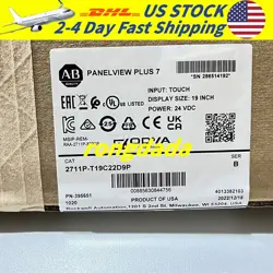 2711P-T19C22D9P ALLEN BRADLEY PANELVIEW PLUS 7 GRAPHIC TERMINAL 2711PT19C22D9P