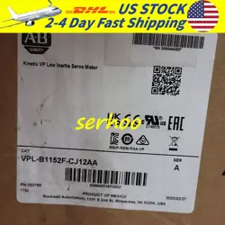 VPL-B1152F-CJ12AA SERVO MOTOR SPOT GOODS UPS NEW SEALED ALLEN-BRADLEY FAST SHIP