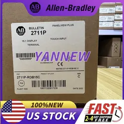 FREE SHIPPING! NEW ALLEN BRADLEY 2711P-RDB15C 2711PRDB15C TOUCHSCREEN