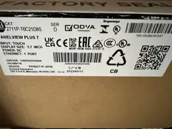 SURPLUS SEALED ALLEN-BRADLEY 2711P-T6C21D8S HMI PANELVIEW PLUS 7 6