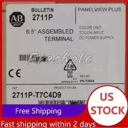 ALLEN BRADLEY 2711P-T7C4D9 700 PANELVIEW SERIES A PLUS W/ MODULE AB