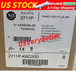 ALLEN-BRADLEY 2711P-K6C20D PANELVIEW PLUS TERMINAL NEW SEALED FREE SHIP