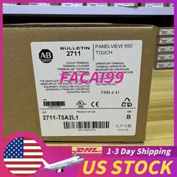 NEW ALLEN BRADLEY 2711-T5A2L1 PANELVIEW 550 SER B TOUCHSCREEN HMI DISPLAY