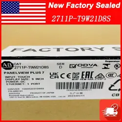 NEW ALLEN BRADLEY 2711P-T9W21D8S PANELVIEW PLUS 7 TERMINAL 9 INCH FREE SHIPPING