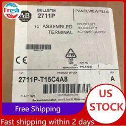 ALLEN BRADLEY 2711P-T15C4A8 /A FREE SHIP NEW US FREE TAX 612598876792