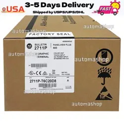 2022 NEW SEALED ALLEN-BRADLEY 2711P-T6C20D8 PANELVIEW PLUS 6 GRAPHIC TERMINAL 884951344143