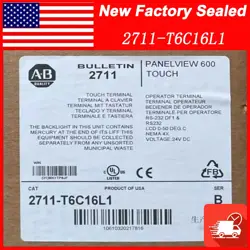 BRAND NEW FACTORYSEALEDALLEN-BRADLEY 2711-T6C16L1 PANELVIEW STANDARD TERMINAL