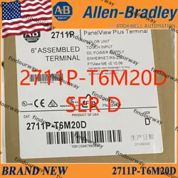 ALLEN BRADLEY 2711P-T6M20D TOUCH SCREEN BRAND NEW AB PANELVIEW PLUS TERMINAL