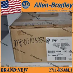 BRAND NEW ALLEN BRADLEY 2711-K5A8L1 AB PANELVIEW 550 MONO/KEY/DH/RS-232 DC