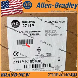 BRAND NEW ALLEN BRADLEY 2711P-K10C4D8 AB 2711P PANELVIEW PLUS 10.4