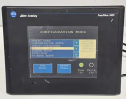 ALLEN BRADLEY 2711-T10C16X PANELVIEW 1000 OPERATOR INTERFACE PANEL SER F 120V AC