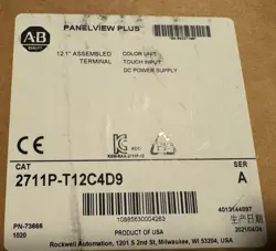 NEW ALLEN BRADLEY PANELVIEW PLUS 1250 2711P-T12C4D9 DISPLAY 2711PT12C4D9 OPN BOX