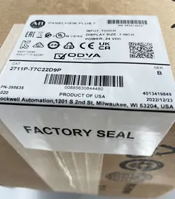 ALLEN BRADLEY SER/B PANELVIEW PLUS 7 PERFORMANCE COLOR TERMINAL 2711P-T7C22D9P 885630844480