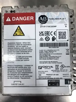 ALLEN-BRADLEY 2711P-T10C22D9P PANELVIEW PLUS 7 GRAPHIC TERMINAL HMI TOUCH SCREEN