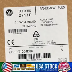 SEALED PLC ALLEN BRADLEY 2711P-T12C4D8K 2711PT12C4D8K US FREE TAX 885630004266