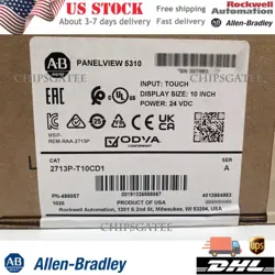 2713P-T10CD1 PANELVIEW 5310 TERMINAL AB 2713PT10CD1 FACTORY SEALED US FREE TAX