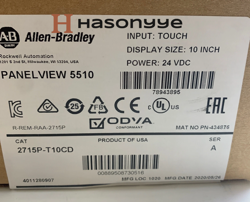 NEW ALLEN BRADLEY 2715P-T10CD PANELVIEW 5510 GRAPHIC TERMINAL 10 IN 24V DC 889508730516