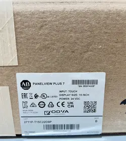 2711PT15C22D9P ALLEN-BRADLEY 2711P-T15C22D9P PANELVIEW PLUS 7 GRAPHIC TERMINAL 885630844725