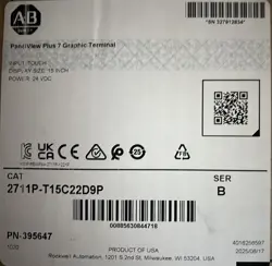 NEW ALLEN-BRADLEY 2711P-T15C22D9P SER-B PANELVIEW PLUS 7  2711PT15C22D9P - USA
