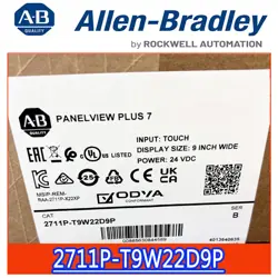 ALLEN BRADLEY 2711P-T9W22D9P SER B TOUCH SCREEN NEW SEAL STOCK FREE SHIPPING