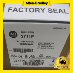 1PC ALLEN-BRADLEY  2711PC-T6C20D8 NEW PANELVIEW PLUS 6 GRAPHIC TERMINAL 884951344471