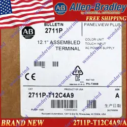 2711P-T12C4A9/A NEW SEALED ALLEN-BRADLEY PANELVIEW PLUS TERMINAL FREE SHIP AB
