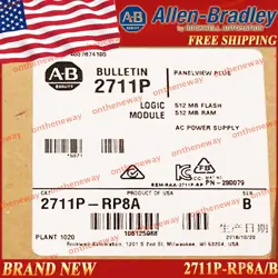 2711P-RP8A/B NEW SEALED ALLEN-BRADLEY PANELVIEW PLUS 6 LOGIC MODULE FREE SHIP