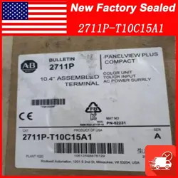 1PC 2711P-T10C15A1 ALLEN BRADLEY PANELVIEW PLUS TERMINAL BRAND NEW FREE SHIP