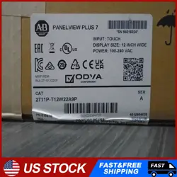 1PC NEW ALLEN BRADLEY 2711P-T12W22A9P /A PANELVIEW PLUS 7 12