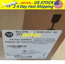 1PC ALLEN-BRADLEY PANELVIEW 300 AB 2711-K3A5L1 SER B  NEW FREE SHIPPING