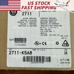 1PC BRAND NEW IN BOX ALLEN BRADLEY 2711-K5A8 AB SER H  FREE SHIPPING