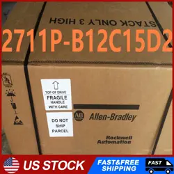 NEW FACTORY SEALED ALLEN-BRADLEY 2711P-B12C15D2 AB 2711PB12C15D2 FREE SHIPPING