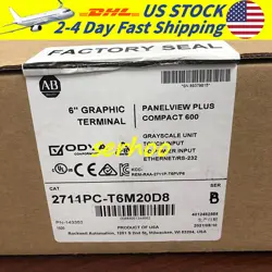 1PC IN BOX ALLEN BRADLEY 2711PC-T6M20D8 /SEALED NEW A PANELVIEW PLUS 600