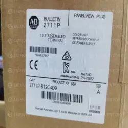 NEW ALLEN BRADLEY 2711P-B12C4D9  ONE-YEAR WARRANTY