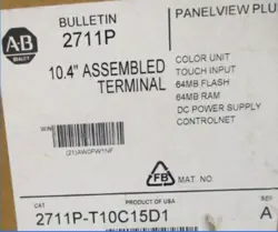 NEW ALLEN BRADLEY 2711P-T10C15D1 PANELVIEW PLUS TERMINAL BRAND NEW
